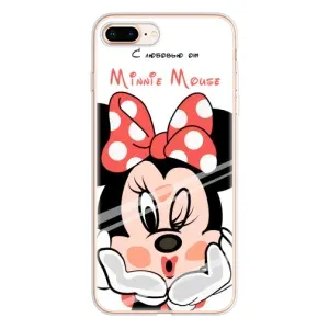 Міккі Маус чохол для iPhone 8 Plus (AlphaPrint - Мультяшні) (Маус Мінні)