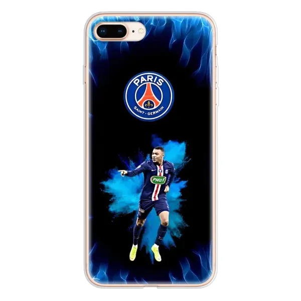 Чохол з принтом «Мбаппе у вогні» для iPhone 8 Plus