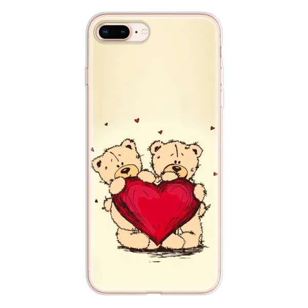 Чехол с принтом «Медвежонки» для iPhone 8 Plus