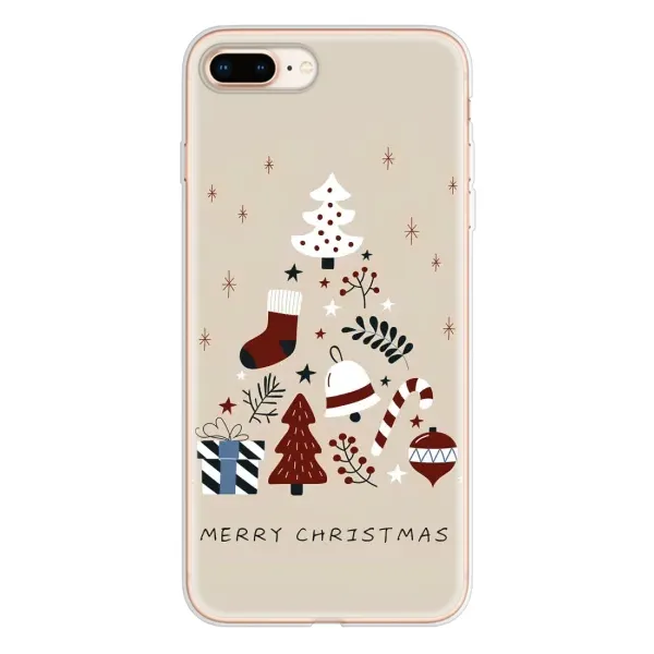 Чехол с принтом «Merry Christmas» для iPhone 8 Plus