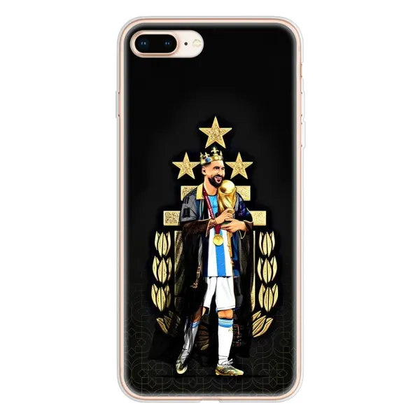 Чохол з принтом «Мессі Король» для iPhone 8 Plus