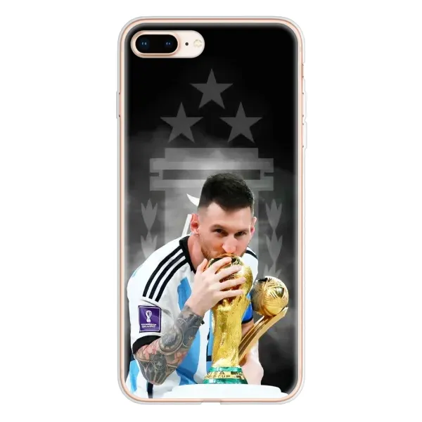 Чохол з принтом «Мессі Чемпіон» для iPhone 8 Plus