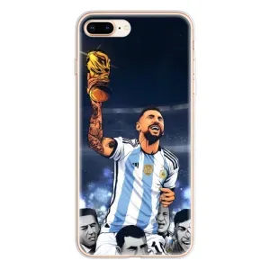 Чохли для iPhone 8 Plus (Leo чемпіон) (AlphaPrint) (Мессі з кубком)