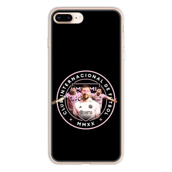Чохол з принтом «Мессі в лого» для iPhone 8 Plus