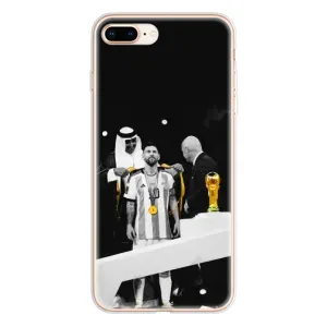 Чохли для iPhone 8 Plus (Leo чемпіон) (AlphaPrint) (Мессі коронований)