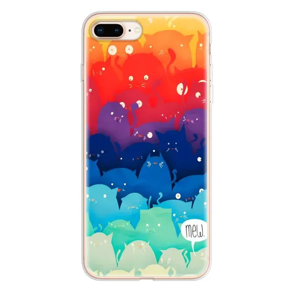 Чехол с принтом «Mew» для iPhone 8 Plus Чехол с принтом «Mew» для iPhone 8 Plus