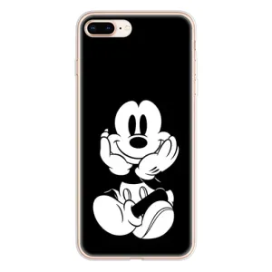 Міккі Маус чохол для iPhone 8 Plus (AlphaPrint - Мультяшні) (Маус на чорному)