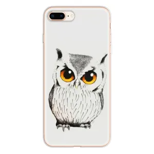 Чехол с птицами на iPhone 8 Plus (VPrint) (Милая Сова)