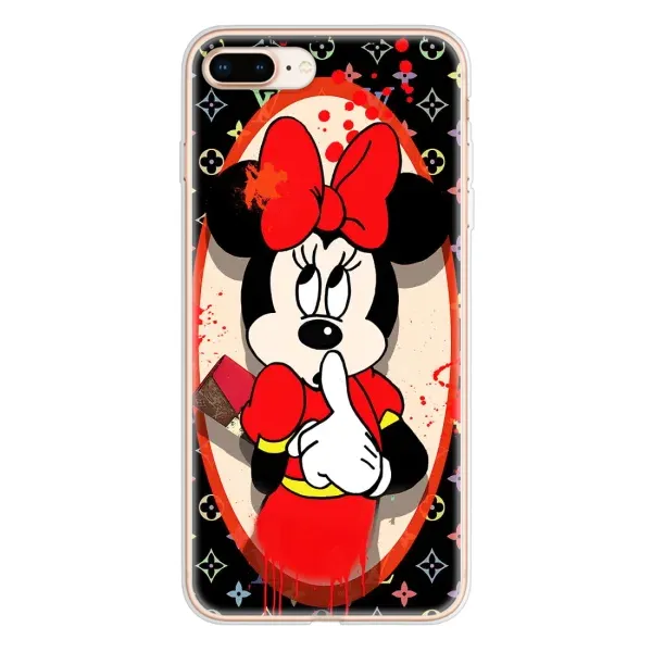 Чохол з принтом «Мінні Маус ЛВ» для iPhone 8 Plus
