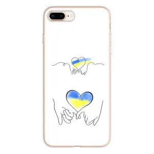 Чехол для Патриота Украины iPhone 8 Plus - (AlphaPrint) (Мир Украине)