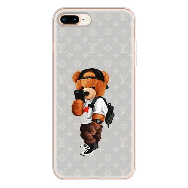 Чохол з принтом «Ведмедик Луі» для iPhone 8 Plus
