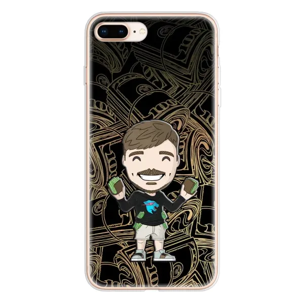Чехол с принтом «Mister Beast» для iPhone 8 Plus