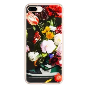 Брендновые Чехлы для iPhone 8 Plus - (PREMIUMPrint) (Nike цветы)