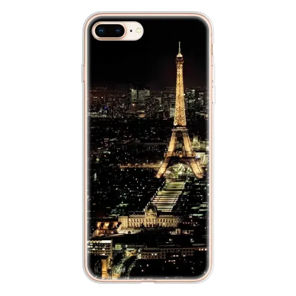 Чехол с принтом «Ночной Париж» для iPhone 8 Plus