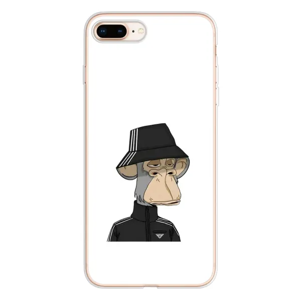 Чехол с принтом «обезьяна NFT Adidas» для iPhone 8 Plus