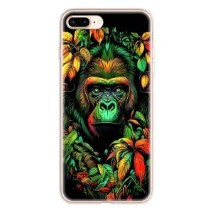 Чехол с Обезьянами iPhone 8 Plus - (AlphaPrint) (Обезьяна в тропиках)
