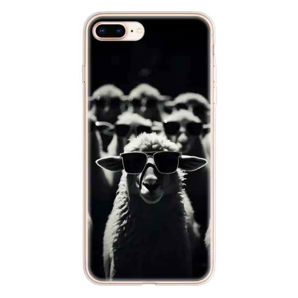 Чехол с принтом «Овечка в очках» для iPhone 8 Plus
