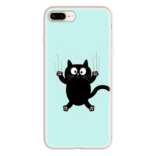 Чохол з принтом «Падаючий кіт» для iPhone 8 Plus Чохол з принтом «Падаючий кіт» для iPhone 8 Plus