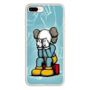 Чехлы для iPhone 8 Plus - Bearbrick Louis Vuitton (PREMIUMPrint) (Плач Bearbrick)