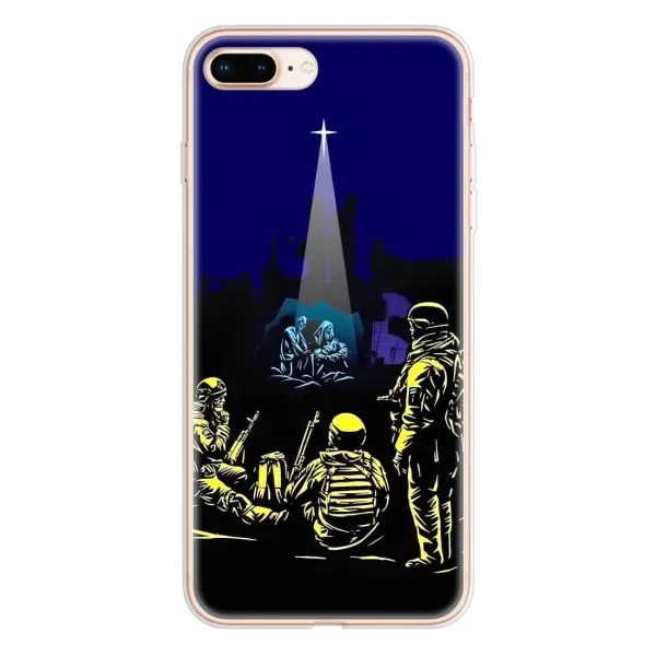 Чехол с принтом «Рождество в Украине» для iPhone 8 Plus