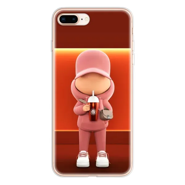 Чохол з принтом «З Кавою» для iPhone 8 Plus
