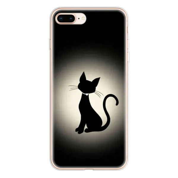 Чохол з принтом «Силует котика» для iPhone 8 Plus Чохол з принтом «Силует котика» для iPhone 8 Plus