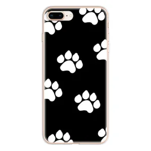 Чехлы с собаками для iPhone 8 Plus (VPrint) (Следы собаки)
