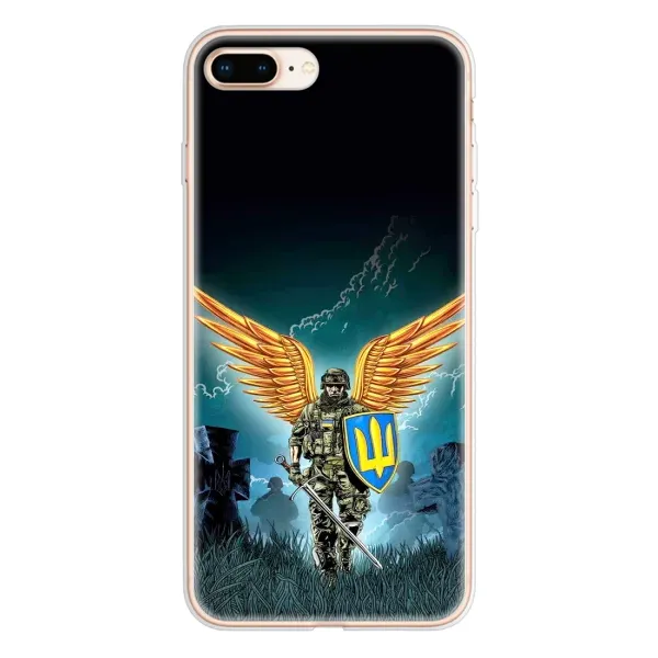 Чехол с принтом «Солдат ЗСУ» для iPhone 8 Plus