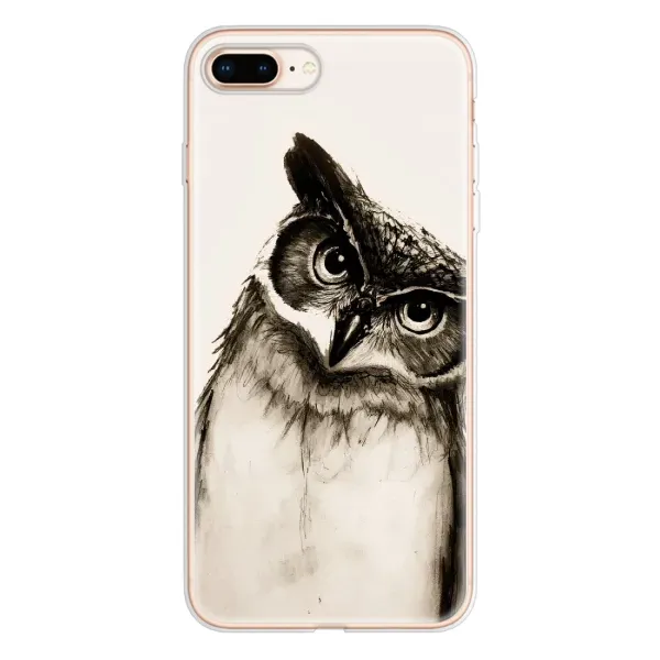 Чохол з принтом «Сова» для iPhone 8 Plus