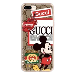 Чехол Disney Mouse iPhone 8 Plus (PREMIUMPrint) (Стильный Микки)