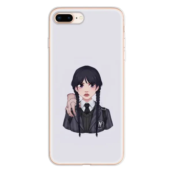 Чехол с принтом «Уэнздей и Вещь» для iPhone 8 Plus