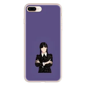 Чехлы Венсдей на iPhone 8 Plus Уэнсдей (AlphaPrint) (Уэнздей в черном)