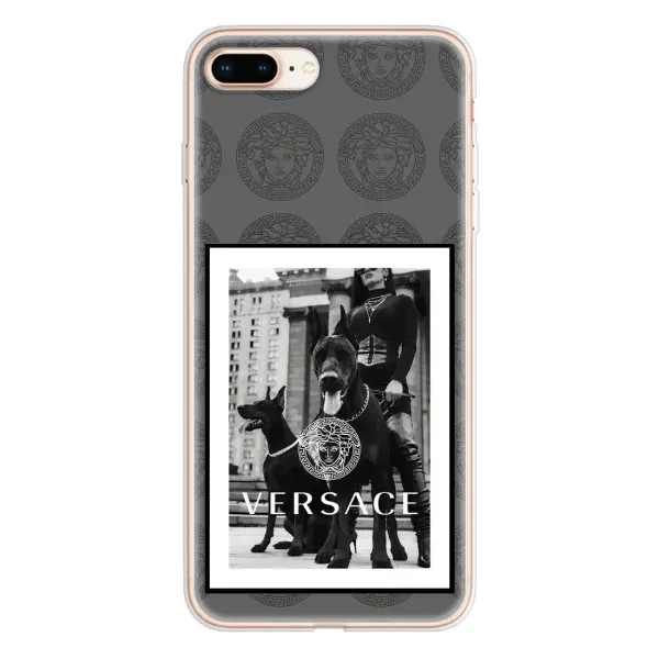 Чехол с принтом «Версаче» для iPhone 8 Plus