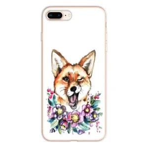 Чохли з картинкою Лисичка для iPhone 8 Plus (VPrint) (Весела лисичка)