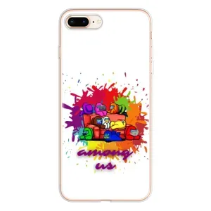 Чохли Амонг Ас для iPhone 8 Plus (AlphaPrint) (Яскравий АмонгАс)