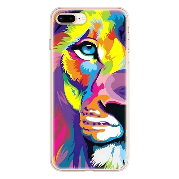 Чехол с принтом «Яркий Лев» для iPhone 8 Plus