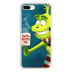 Різдвяні Чохли для iPhone 8 Plus (VPrint) (Зелений Грінч)
