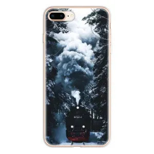 Новогодние, Праздничные Чехлы для iPhone 8 Plus - 2024 год (Зимний поезд)