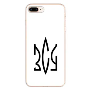 Чехлы для iPhone 8 Plus  Укр. Символика (AlphaPrint) (ЗСУ герб)