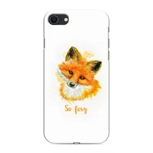 Чохли з картинкою Лисичка для iPhone SE (2020) (VPrint) (Дівчинка Лиса)