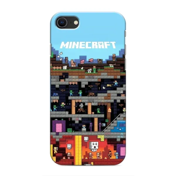 Чохол з принтом «фон Minecraft» для iPhone SE (2020)
