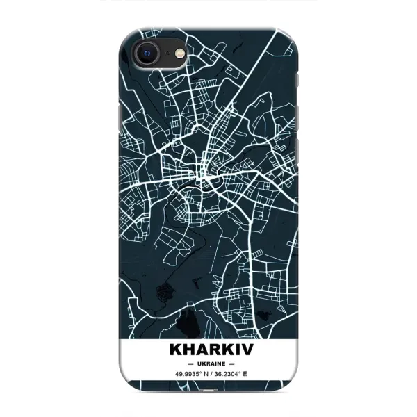 Чехол с принтом «Харьков» для iPhone SE (2020)