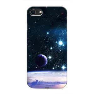 Космические Чехлы для Айфон СЕ (2020) (VPrint) (Космический вид)