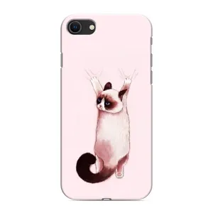 Чохол на Apple SE 2 (2020) з Котиками (VPrint) (Котик падає)