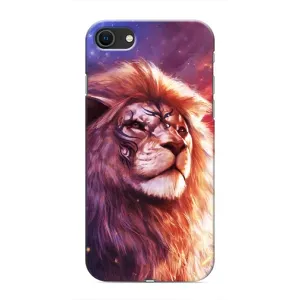 Чохол з картинкою ЛЕВ для iPhone SE (2020) (VPrint) (Красочний Лев)