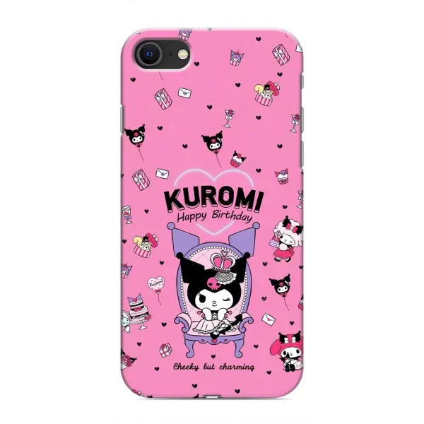 Чехол с принтом «KUROMI» для iPhone SE (2020)