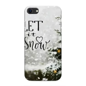 Новогодние, Праздничные Чехлы для iPhone SE (2020) - 2024 год (Let it snow)
