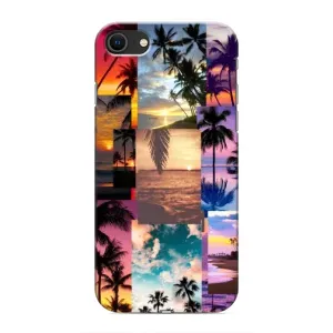 Силиконовый чехол с КАРТИНКАМИ лето для iPhone SE (2020) (AlphaPrint) (Летний отпуск)