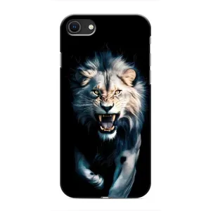 Чохол з картинкою 'Хижаки' для iPhone SE (2020) (Лев у темряві)