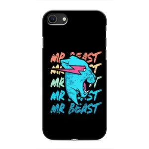 Чехлы Мистер Бист для Айфон СЕ (2020) (logo Mr beast)